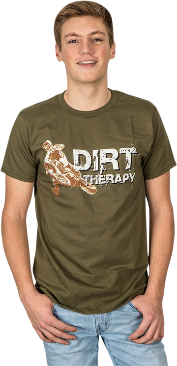 TECMATE Optimate Dirt Therapy T-Shirt - Military Green - XL TA-240MG