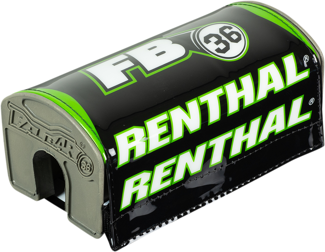 RENTHAL Bar Pad - Fatbar36* - Black/Green P345