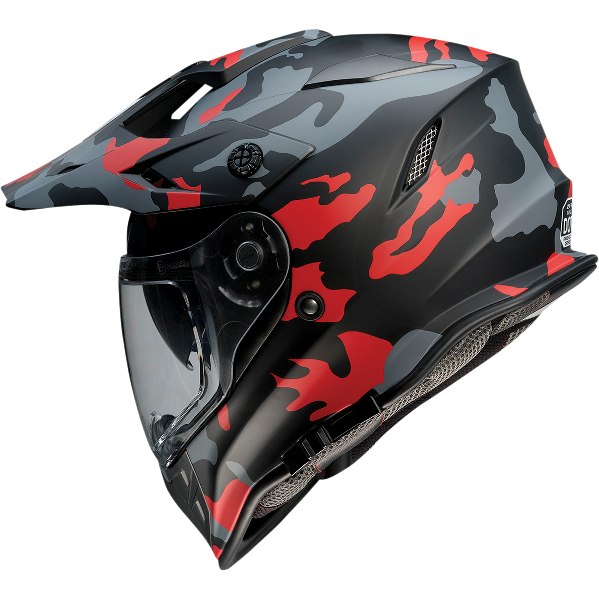 Z1R Range Helmet - Camo - Red - XL 0140-0097