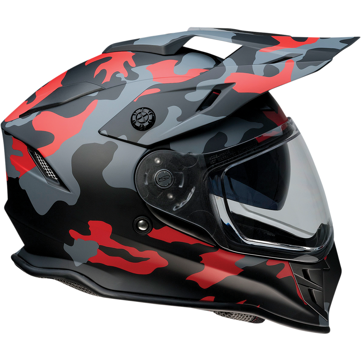Z1R Range Helmet - Camo - Red - Small 0140-0094