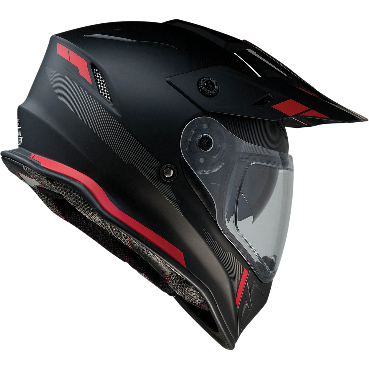 Z1R Range Helmet - Uptake - Black/Red - Medium 0140-0015