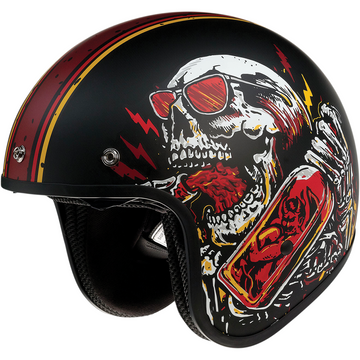 Z1R Saturn Helmet - Devil Made Me - Black/Red - XL 0104-2820