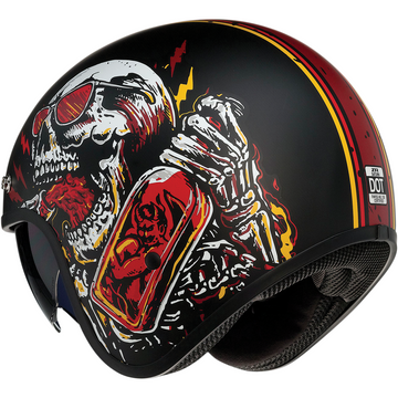 Z1R Saturn Helmet - Devil Made Me - Black/Red - Small 0104-2817