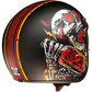 Z1R Saturn Helmet - Devil Made Me - Black/Red - XL 0104-2820