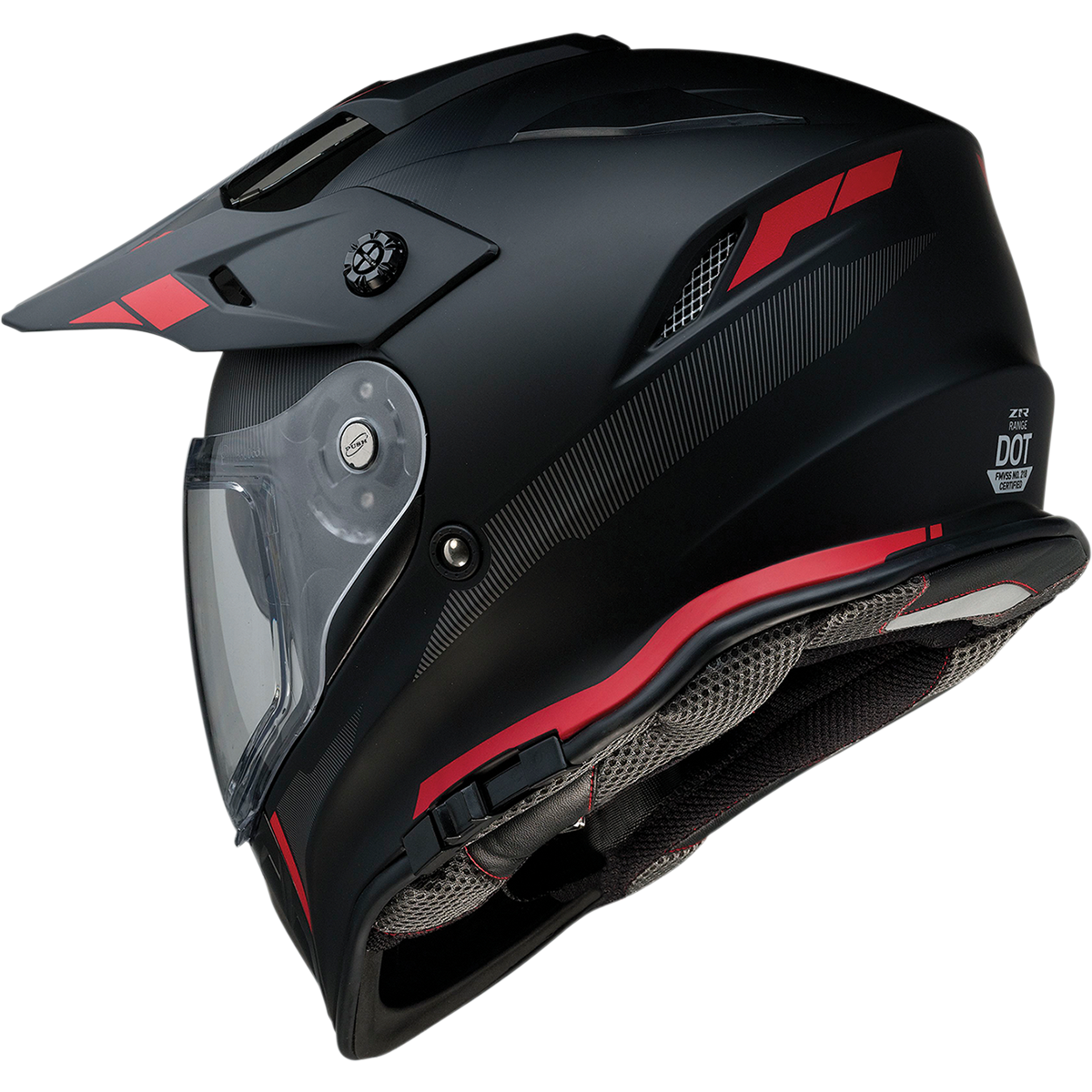 Z1R Range Helmet - Uptake - Black/Red - XL 0140-0017