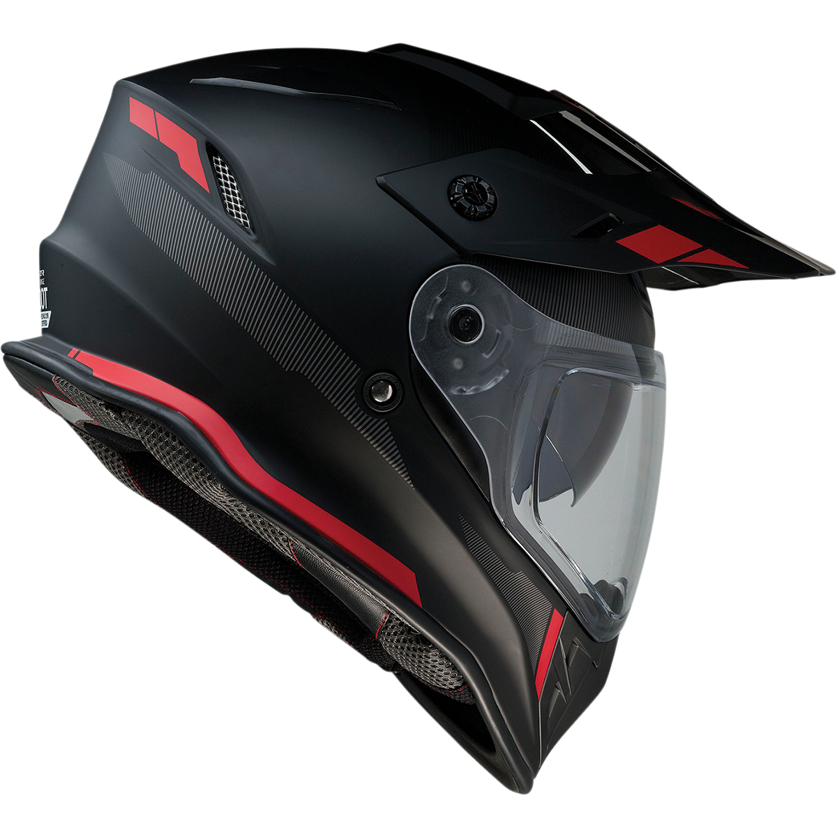 Z1R Range Helmet - Uptake - Black/Red - Large 0140-0016