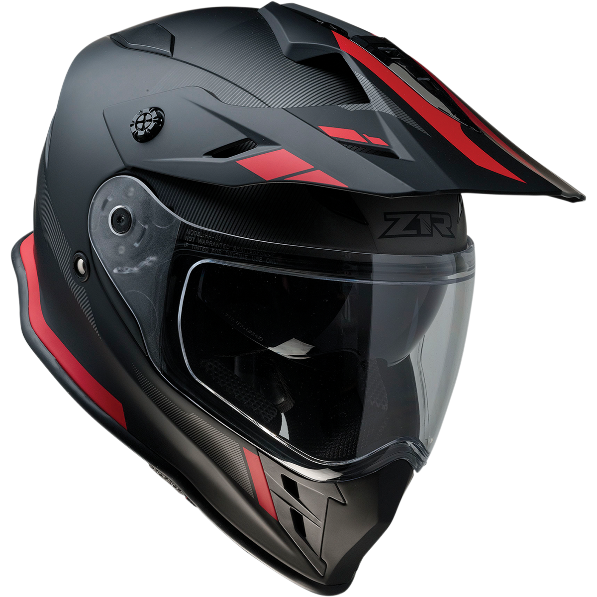 Z1R Range Helmet - Uptake - Black/Red - Large 0140-0016