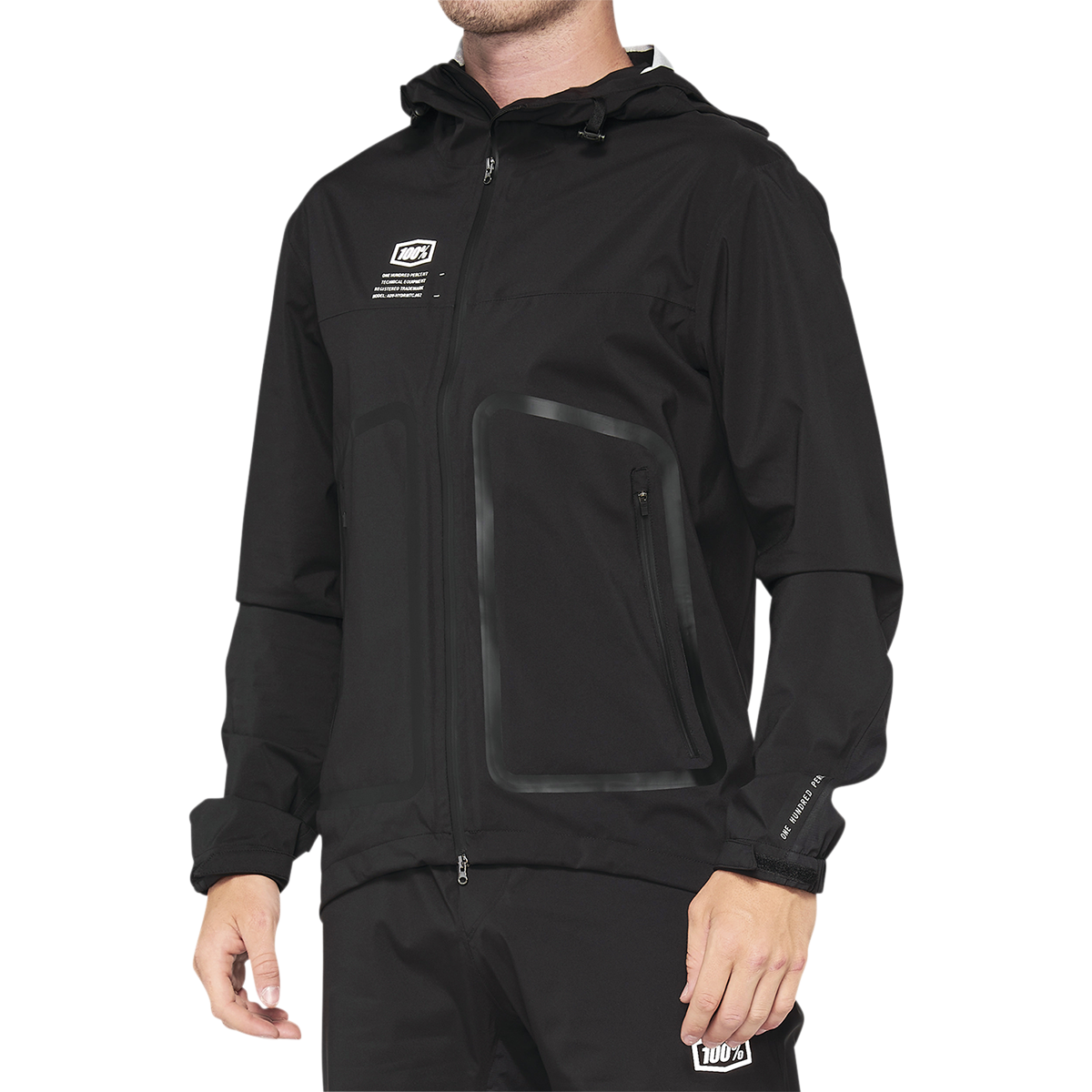 100% Hydromatic Jacket - Black - Large 40039-00002