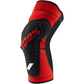 100% Ridecamp Knee Guards - Red/Black - Medium 70001-00010