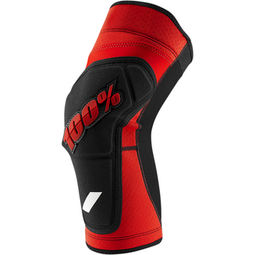 100% Ridecamp Knee Guards - Red/Black - Medium 70001-00010