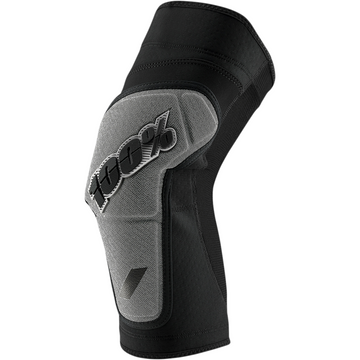 100% Ridecamp Knee Guards - Black/Gray - Large 70001-00003