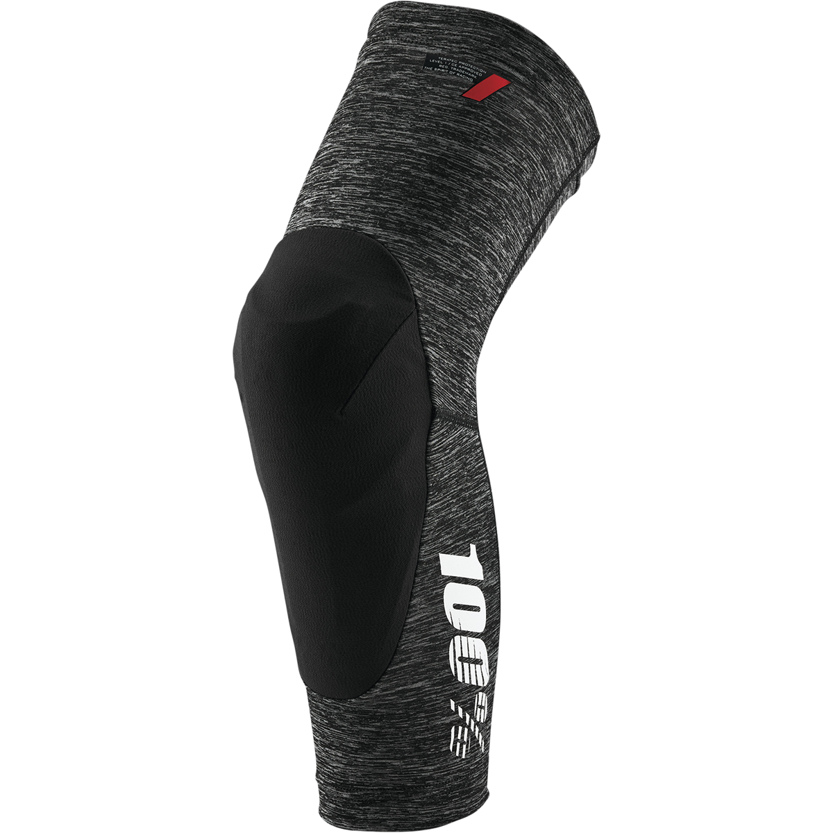 100% Teratec Knee Guards - Gray/Black - XL 70003-00008