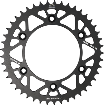 JT SPROCKETS Rear Sprocket - Honda - Black - 45 Tooth JTA210.45BLK by JT Rear Sprockets   Aluminum/Alloy