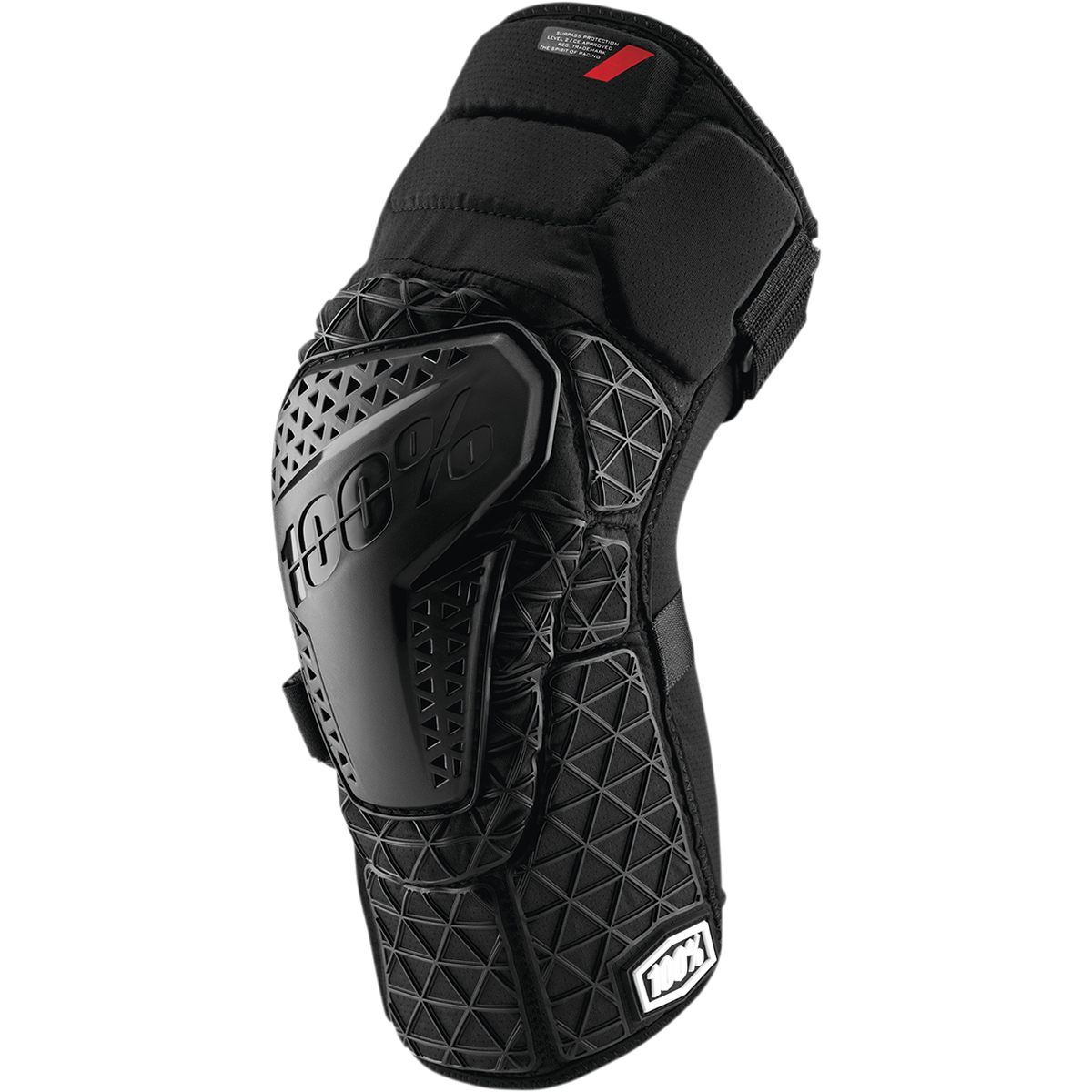 100% Surpass Knee Guards - Black - Large 70009-00003