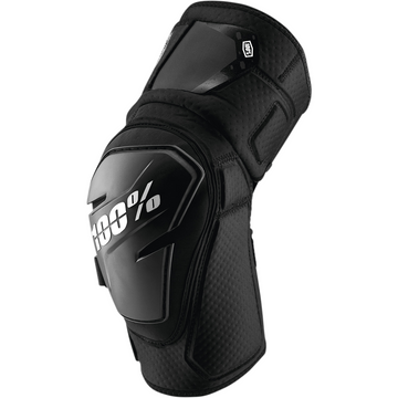 100% Fortis Knee Guards - Black - L/XL 70007-00002