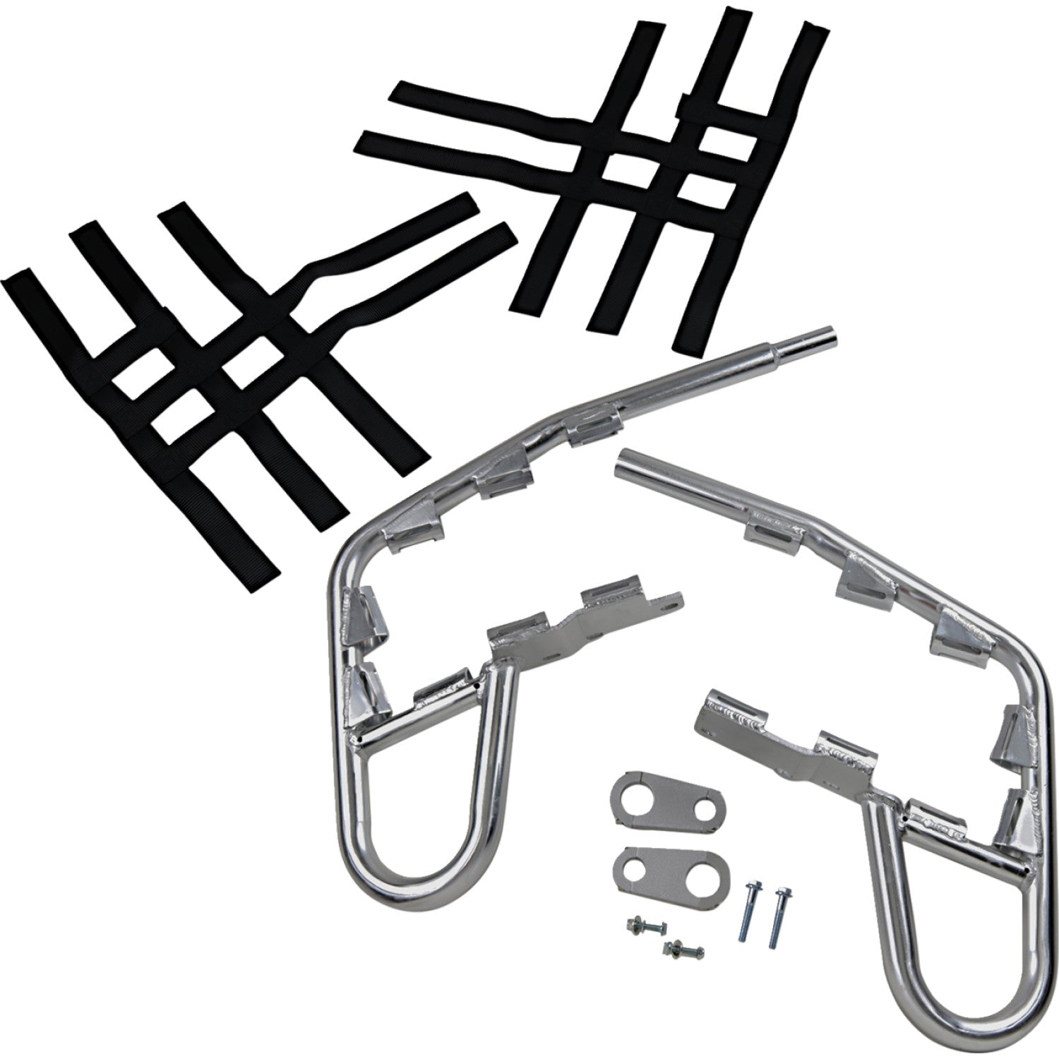 MOTORSPORT PRODUCTS Nerf Bars - TRX250 - Silver 81-1501 by Motosport Products | 81-1501