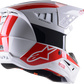 ALPINESTARS SM5 Helmet - Bond - White/Red - XL 8303522-2032-XL