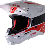 ALPINESTARS SM5 Helmet - Bond - White/Red - XL 8303522-2032-XL