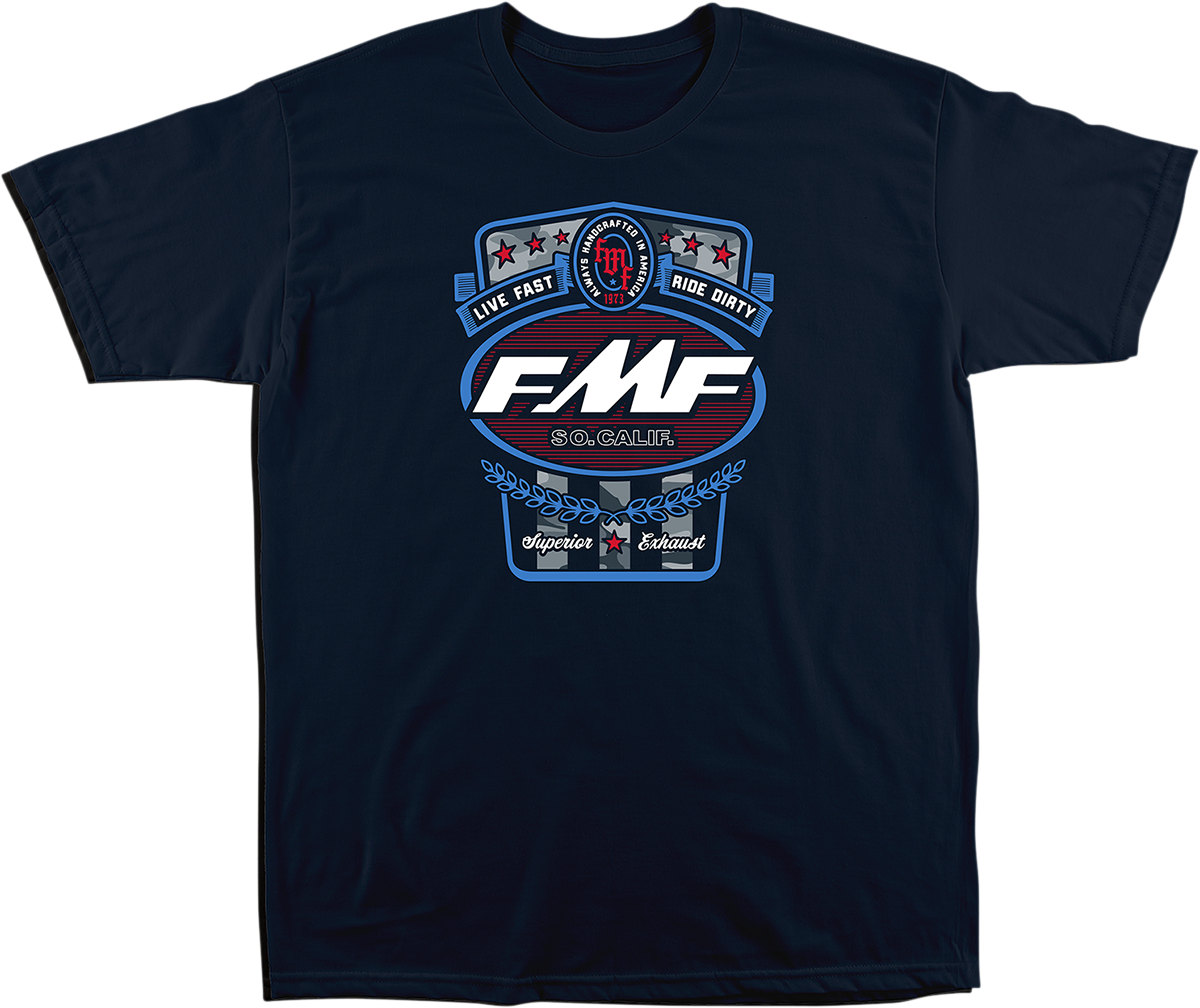 FMF Victory T-Shirt - Navy - Medium FA21118910NVMD