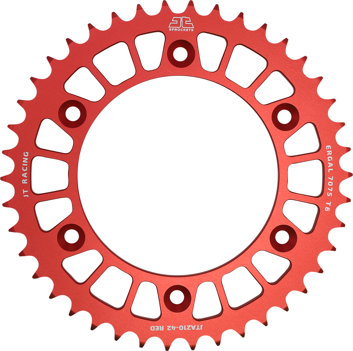 JT SPROCKETS Rear Sprocket - Beta/Honda - Red - 44 Tooth JTA210.44RED by JT Rear Sprockets   Aluminum/Alloy