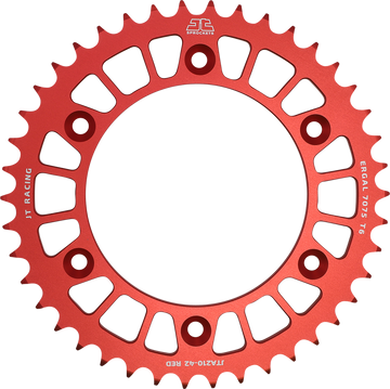 JT SPROCKETS Rear Sprocket - Beta/Honda - Red - 44 Tooth JTA210.44RED by JT Rear Sprockets   Aluminum/Alloy