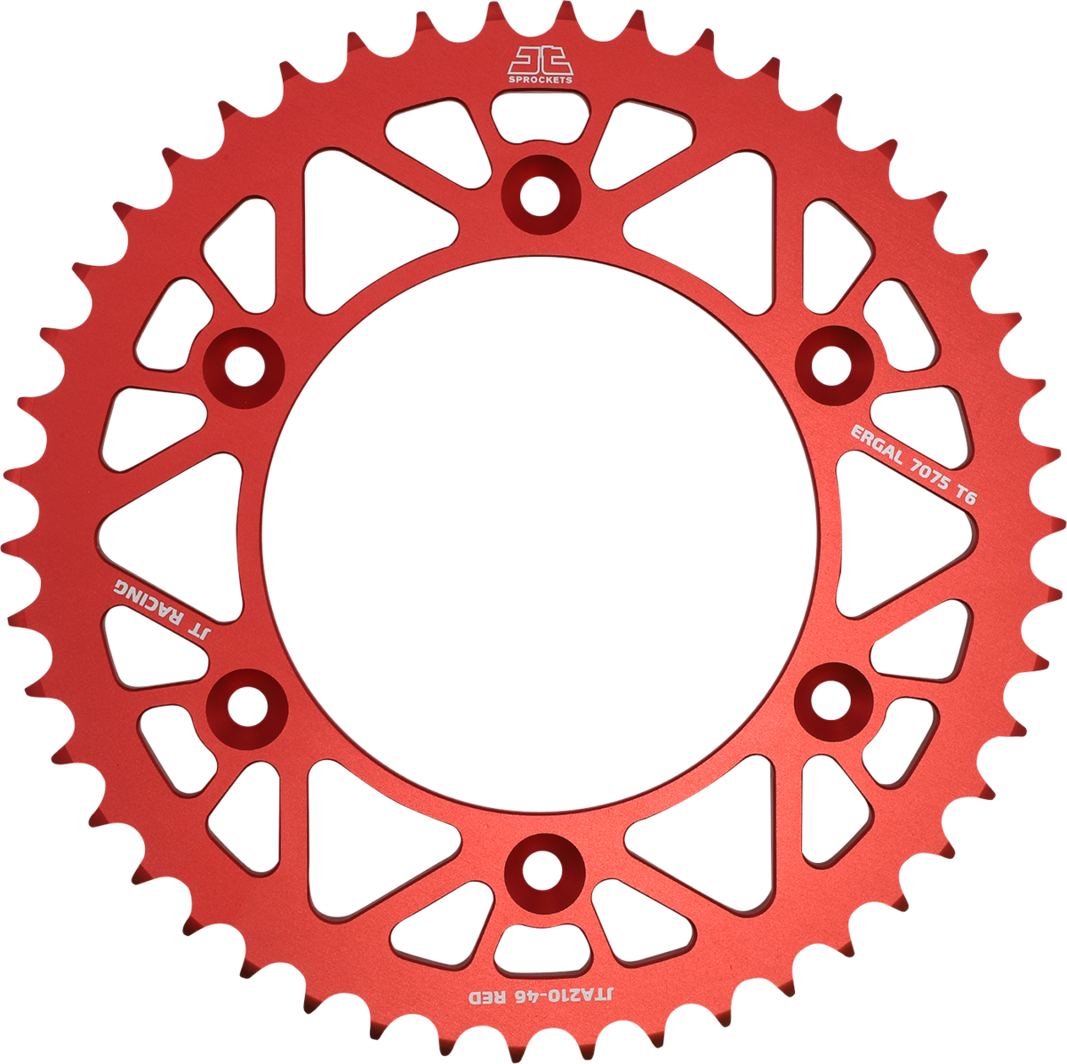 JT SPROCKETS Rear Sprocket - Beta/Honda - Red - 49 Tooth JTA210.49RED by JT Rear Sprockets   Aluminum/Alloy