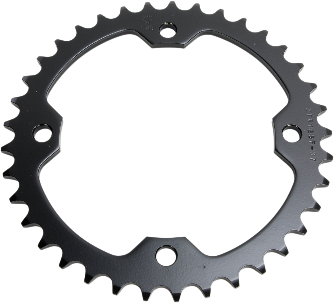 JT SPROCKETS Sprocket - Yamaha - Black - 38 Tooth JTA1857.38BLK by JT Rear Sprockets   Aluminum/Alloy