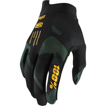 100% iTrack Gloves - Sentinel Black - XL 10008-00023