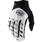 100% Airmatic Gloves - White - Large 10000-00032