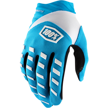 100% Airmatic Gloves - Blue - Small 10000-00005