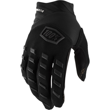 100% Airmatic Gloves - Black/Charcoal - Medium 10000-00001