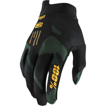 100% Youth iTrack Gloves - Sentinel Black - Small 10009-00008