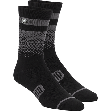 100% Advocate Socks - Black/Charcoal - Small/Medium 24017-376-17