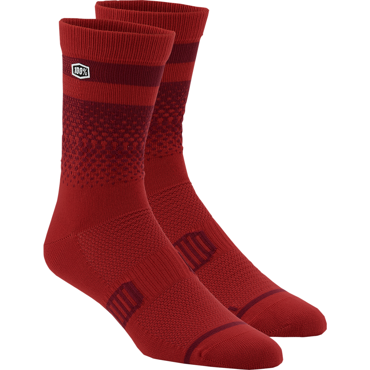 100% Advocate Socks - Cherry/Brick - Small/Medium 24017-419-17