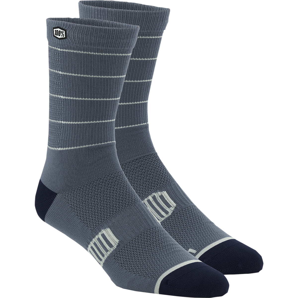 100% Advocate Socks - Slate/Navy - Small/Medium 24017-458-17