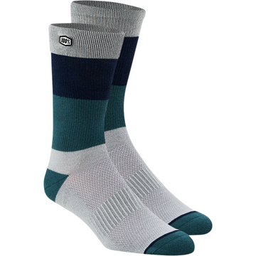 100% Trio Socks - Silver - Small/Medium 24022-008-17