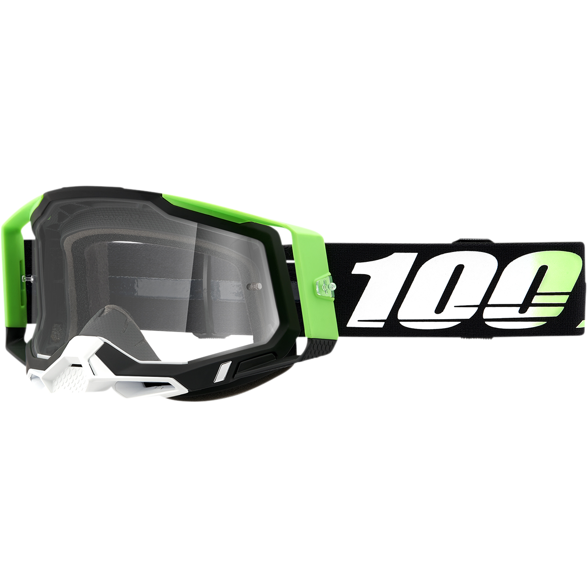 100% Racecraft 2 Goggles - Kalkuta - Clear 50009-00006