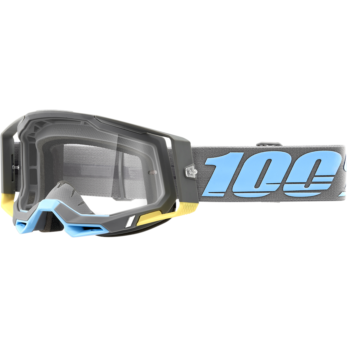 100% Racecraft 2 Goggles - Trinidad - Clear 50009-00008