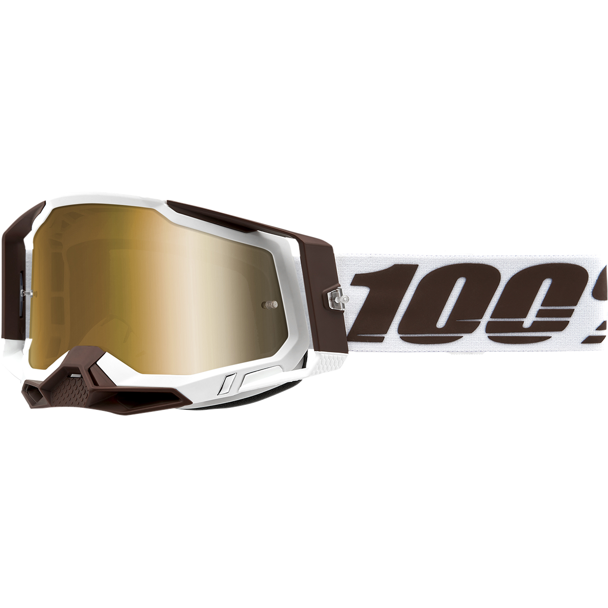 100% Racecraft 2 Goggles - Snowbird - True Gold 50010-00007