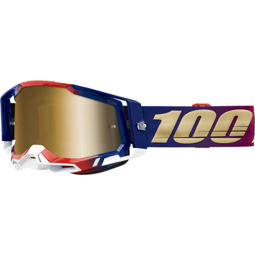 100% Racecraft 2 Goggles - United - True Gold 50010-00009