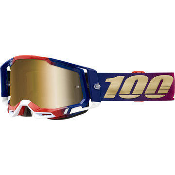 100% Racecraft 2 Goggles - United - True Gold 50010-00009