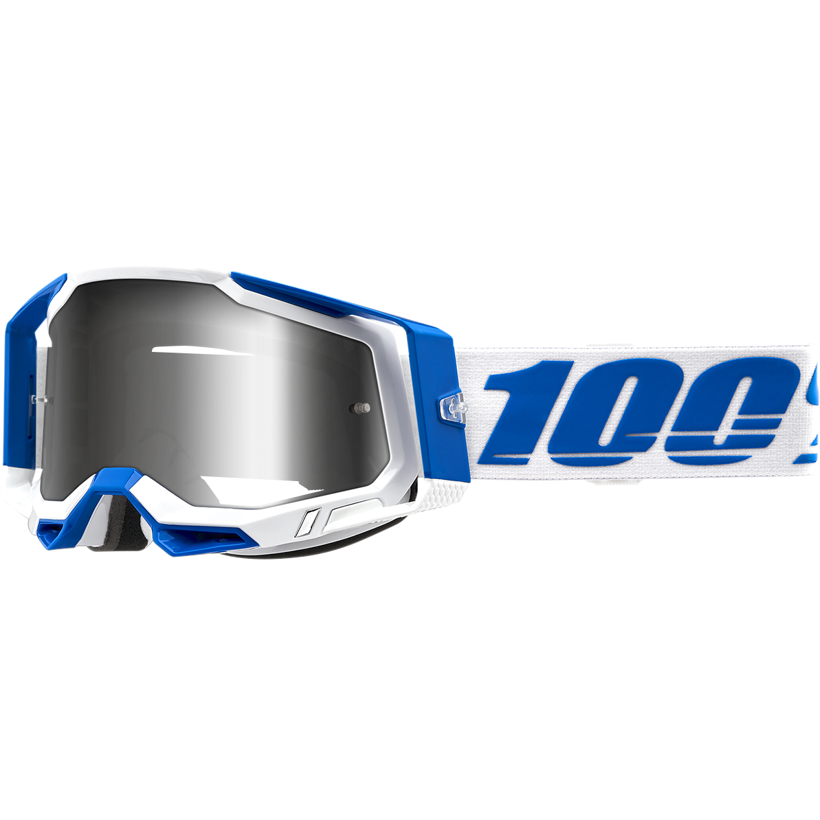 100% Racecraft 2 Goggles - Isola - Flash Silver 50010-00005