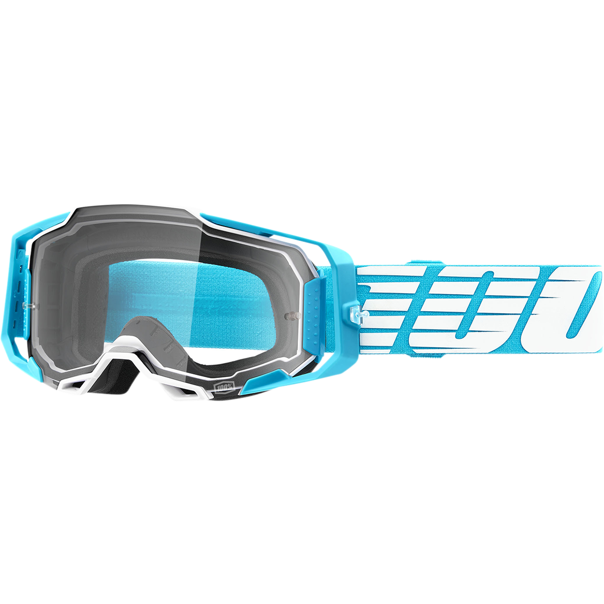 100% Armega Goggles - Oversized Sky - Clear 50004-00010