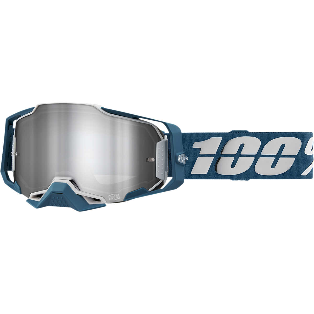 100% Armega Goggles - Albar - Flash Silver 50005-00005