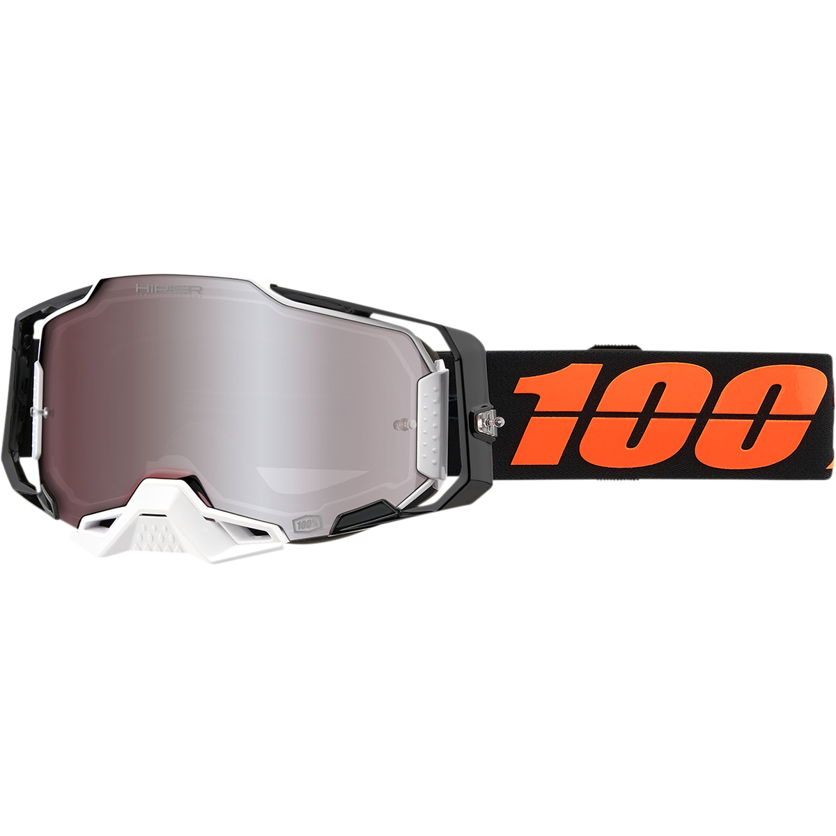 100% Armega Goggles - Blacktail - HiPER Silver Mirror 50003-00002