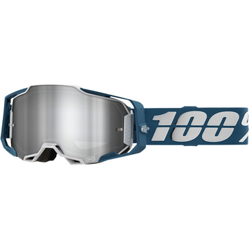 100% Armega Goggles - Albar - Flash Silver 50005-00005