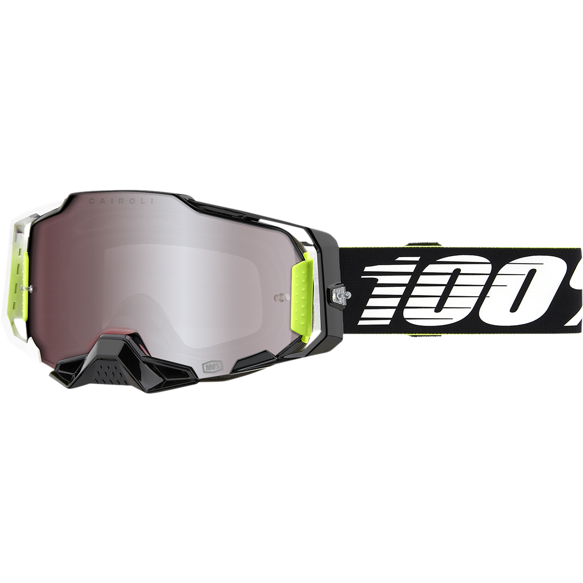 100% Armega Goggles - RACR - HiPER Silver Mirror 50003-00007