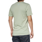 100% Pecten T-Shirt - Slate Green - Small 32144-486-10