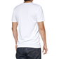 100% Tech Surman T-Shirt - White - Small 35031-000-10