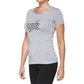 100% Women's Fioki T-Shirt - Heather Gray - Small 28107-188-10